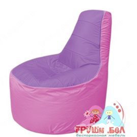 Бескаркасное кресло мешокТрон Т1.1-1703(сиренивый-розовый)