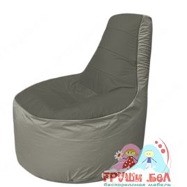 Бескаркасное кресло мешокТрон Т1.1-2322(тем.серый-серый)