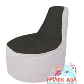 Бескаркасное кресло мешокТрон Т1.1-2425(черный-белый)