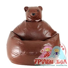 Живое кресло-мешок Медведь Груша