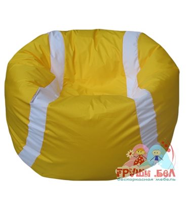 Живое кресло-мешок Мяч теннисный желтый