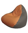 Бескаркасные кресла-мешки Relax двухцветные (экокожа)